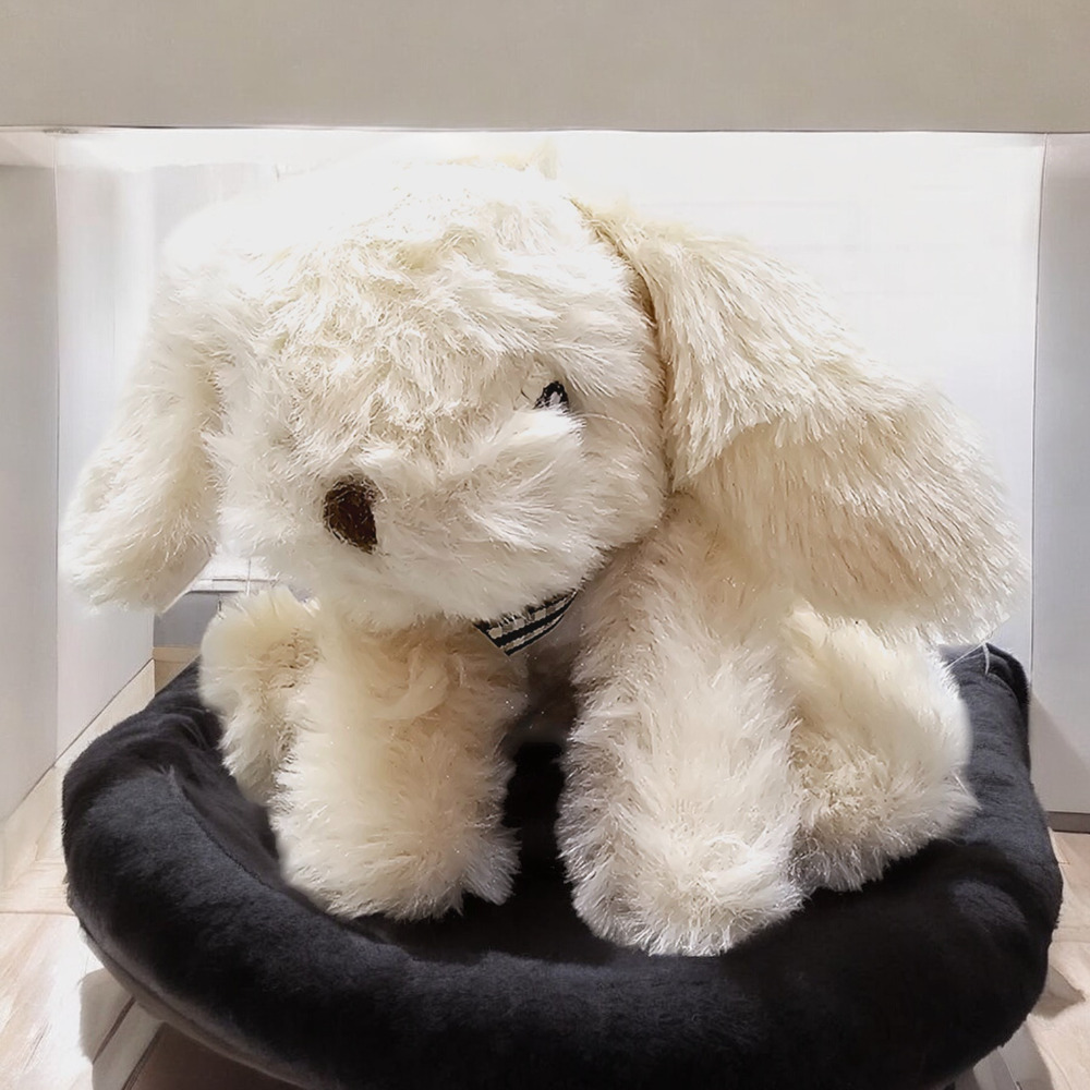 Greenbrier International Puppy Bunny Plush Stuffed Animal Toy Cream